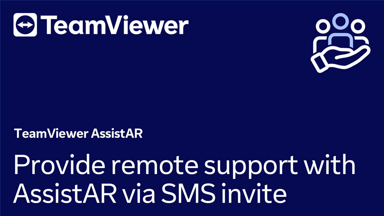 Proporcione asistencia remota con Assist AR mediante invitación por SMS