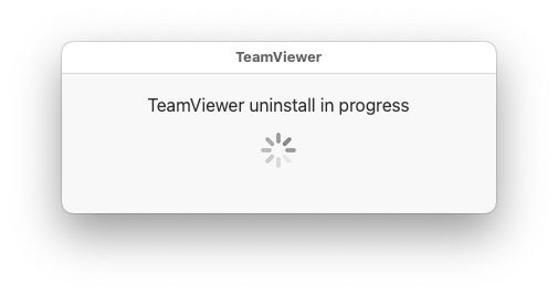Uninstall TeamViewer from Mac